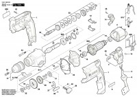 Bosch 3 601 AB2 061 GBM 13-2 RE Drill 110 V / GB Spare Parts GBM13-2RE